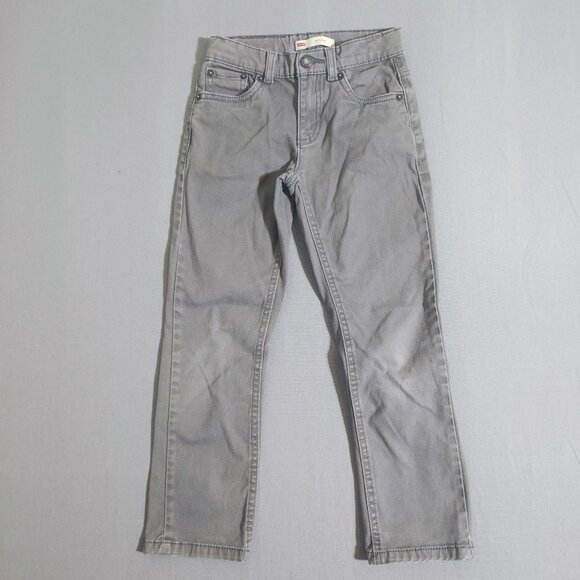 Levi's 511 jeans boys size 7 medium washed grey slim fit straight jeans - Picture 1 of 16